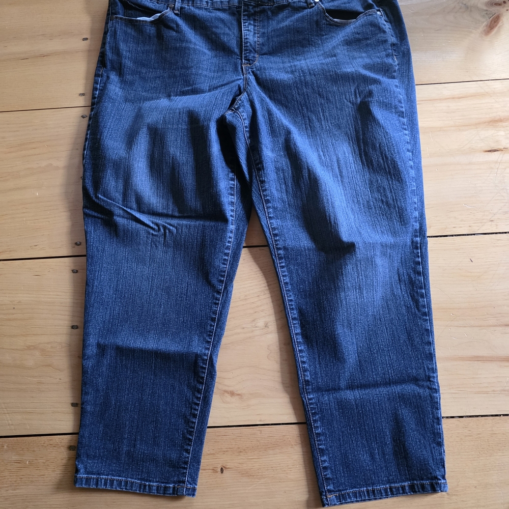 Gloria Vanderbilt Indigo Boyfriend Jeans